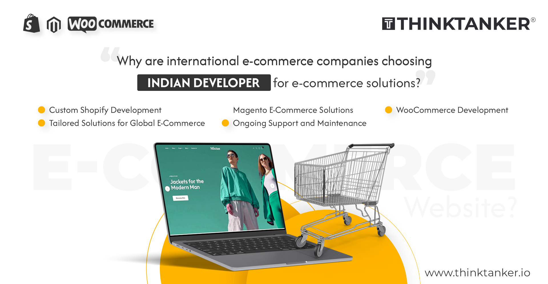 best ecommerce website development company in india